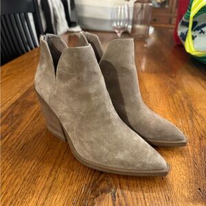 Vince Camuto Tan Chelsea Ankle Boots